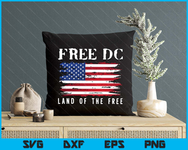 Free Dc  Washington Dc Land Of The Free SVG PNG Digital Printable Files