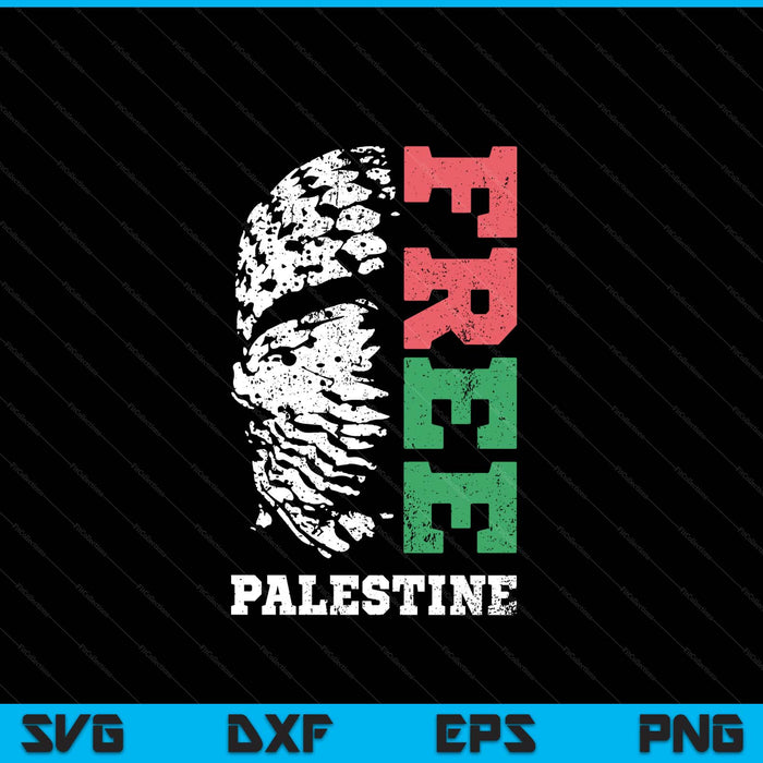 Free palestine save palestine SVG cut file