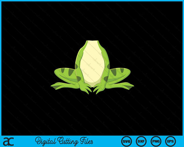 Frog adult green frog costume SVG cut file