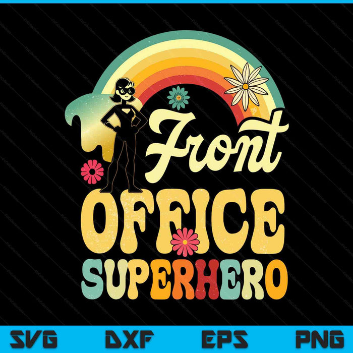 Front office superhero secretary administrative assistant SVG cut file