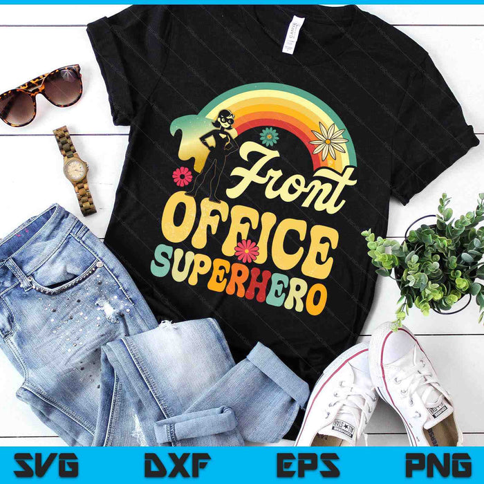 Front Office Superhero Secretary Administrative Assistant SVG PNG Digital Printable Files