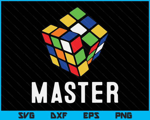 Fun Cube Master SVG PNG Digital Cutting Files