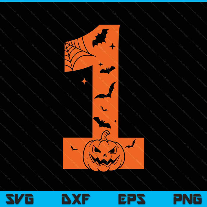 Funny 1 One Meme Birthday Halloween Costume SVG PNG Digital Printable Files