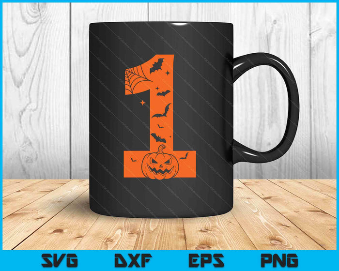 Funny 1 One Meme Birthday Halloween Costume SVG PNG Digital Printable Files