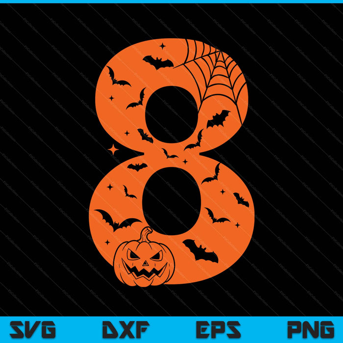 Funny 8 Eight Meme Birthday Halloween Costume SVG PNG Digital Printable Files