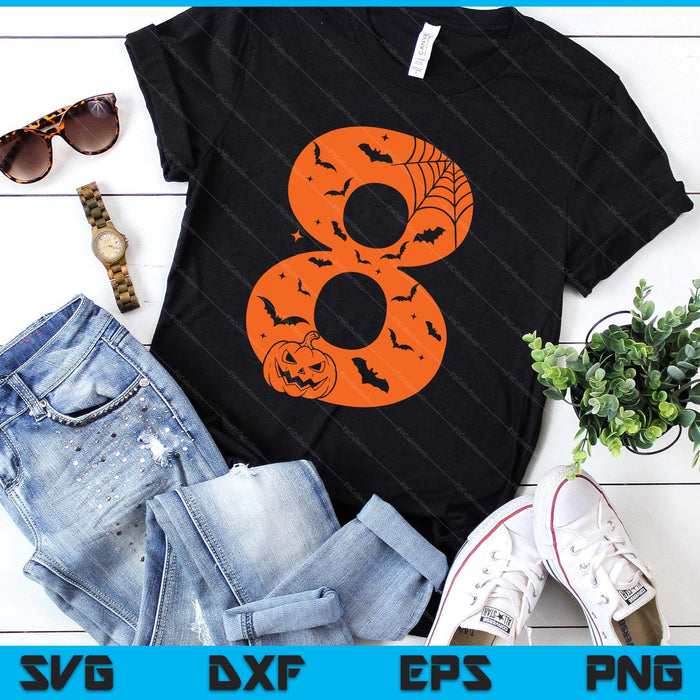 Funny 8 Eight Meme Birthday Halloween Costume SVG PNG Digital Printable Files