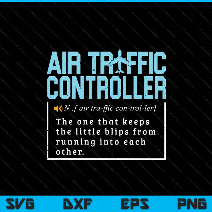 Air traffic controller definition SVG cut file
