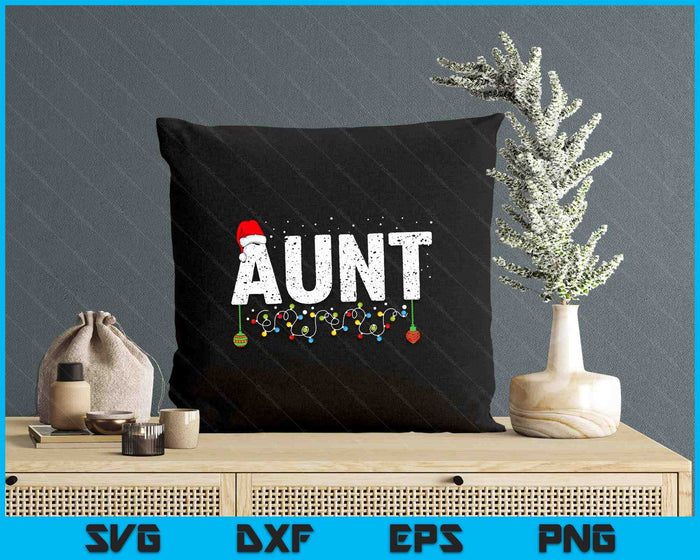 Funny Aunt Merry Christmas Pajama Family Men Meme Xmas SVG PNG Digital Printable Files