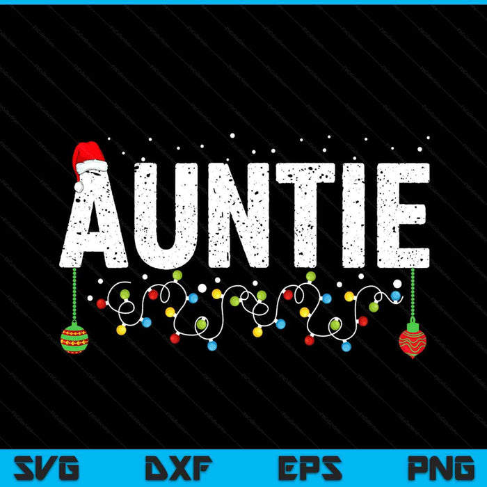 Auntie merry Christmas pajama family men meme Xmas SVG cut file