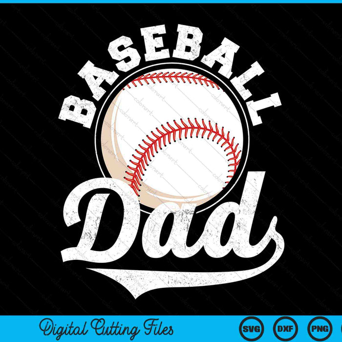 Baseball dad baseball sports SVG cut file