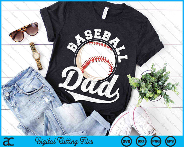 Funny Baseball Dad Baseball Sports SVG PNG Digital Cutting Files