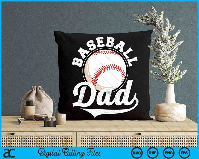 Funny Baseball Dad Baseball Sports SVG PNG Digital Cutting Files