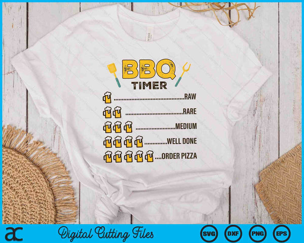 Funny Bbq Beer Timer SVG PNG Digital Printable Files