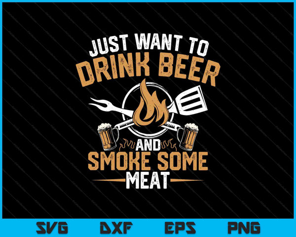 Bbq grill chef grilling master barbecue lover bbq SVG cut file