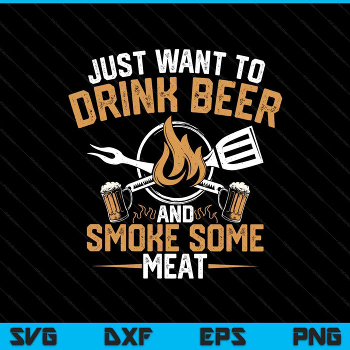 Bbq grill chef grilling master barbecue lover bbq SVG cut file