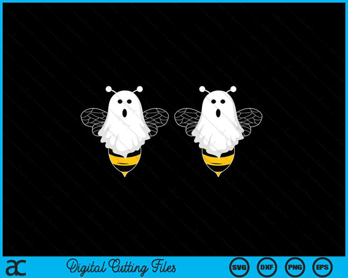 Funny Boo Bees Couples Halloween Costume SVG PNG Digital Cutting Files