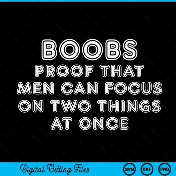 Boobs adult humor joke for women and men SVG cut file