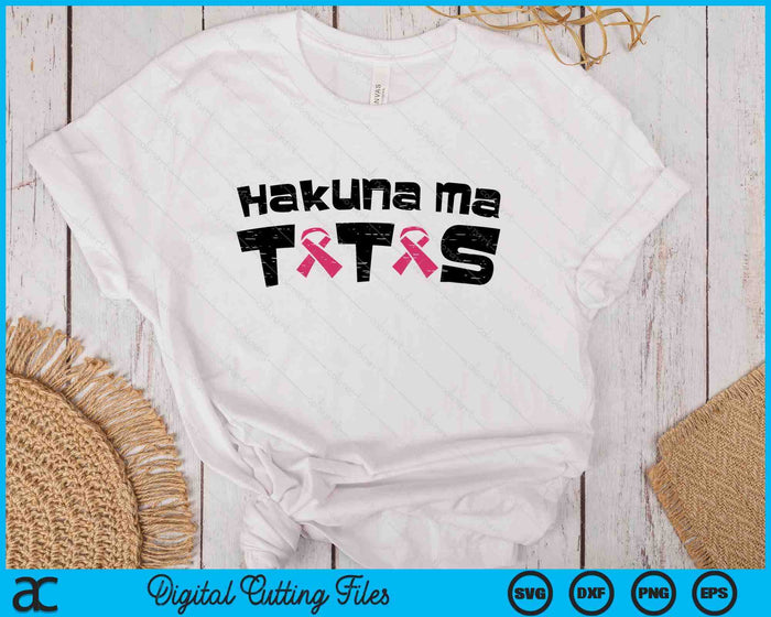 Funny Breast Cancer Awareness Shirt Ma Tatas Support SVG PNG Digital Printable Files