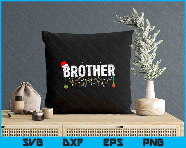 Funny Brother Merry Christmas Pajama Family Men Meme Xmas SVG PNG Digital Printable Files