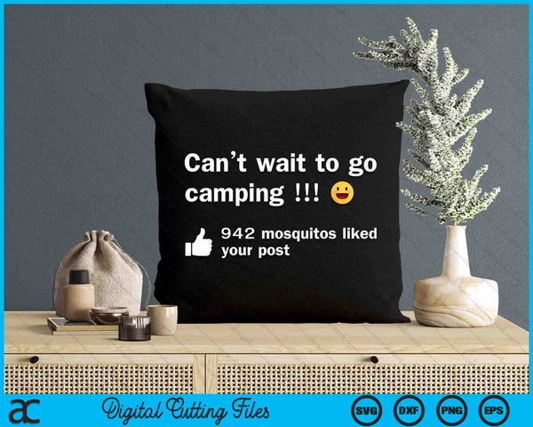 Funny Camping Saying Humor Outdoorsy Joke Camp Gear Gift SVG PNG Digital Cutting File