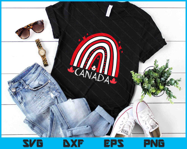 Funny Canada Maple Leaf Canadian Roots American Rainbow SVG PNG Digital Printable Files