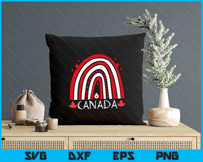 Funny Canada Maple Leaf Canadian Roots American Rainbow SVG PNG Digital Printable Files