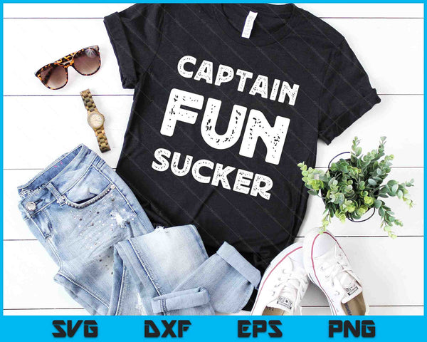 Funny Captain Funsucker Fun Sucker SVG PNG Digital Cutting Files