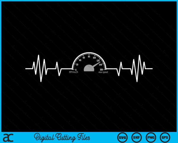 Car Speedometer Auto Mechanic Guys Heartbeat Gift SVG PNG Digital Cutting Files