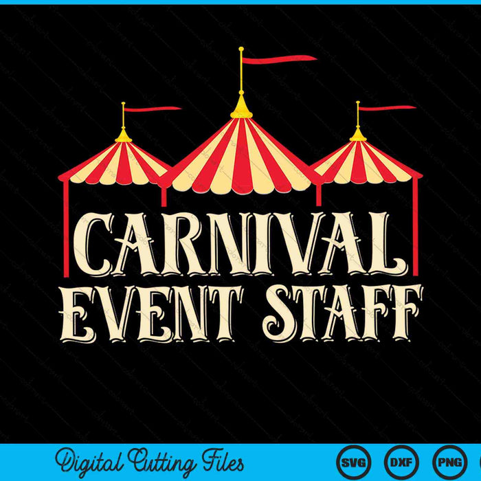 Carnaval evenement personeel pretpark SVG PNG digitale snijbestanden