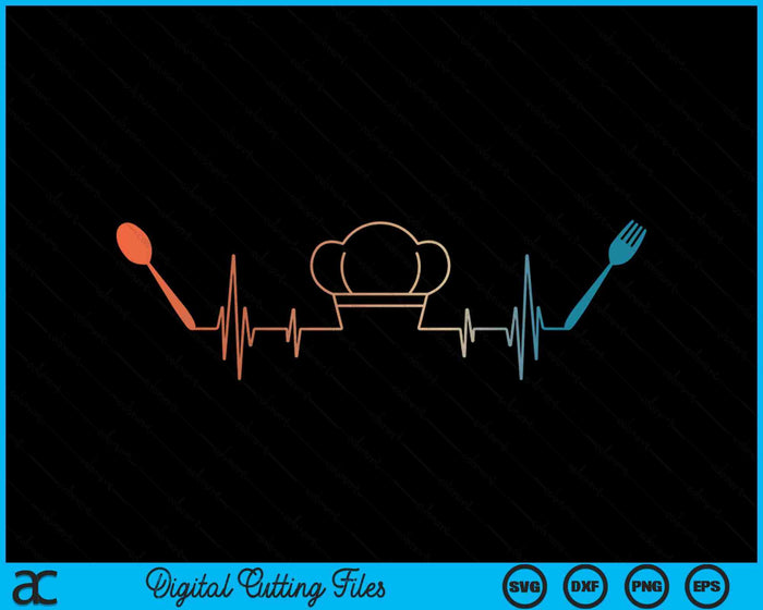 Chef Art For Men Women Cooking Kitchen Culinary Cook SVG PNG Digital Cutting Files