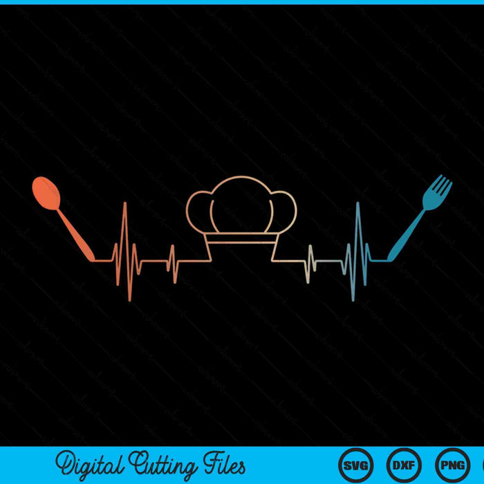 Chef Art For Men Women Cooking Kitchen Culinary Cook SVG PNG Digital Cutting Files