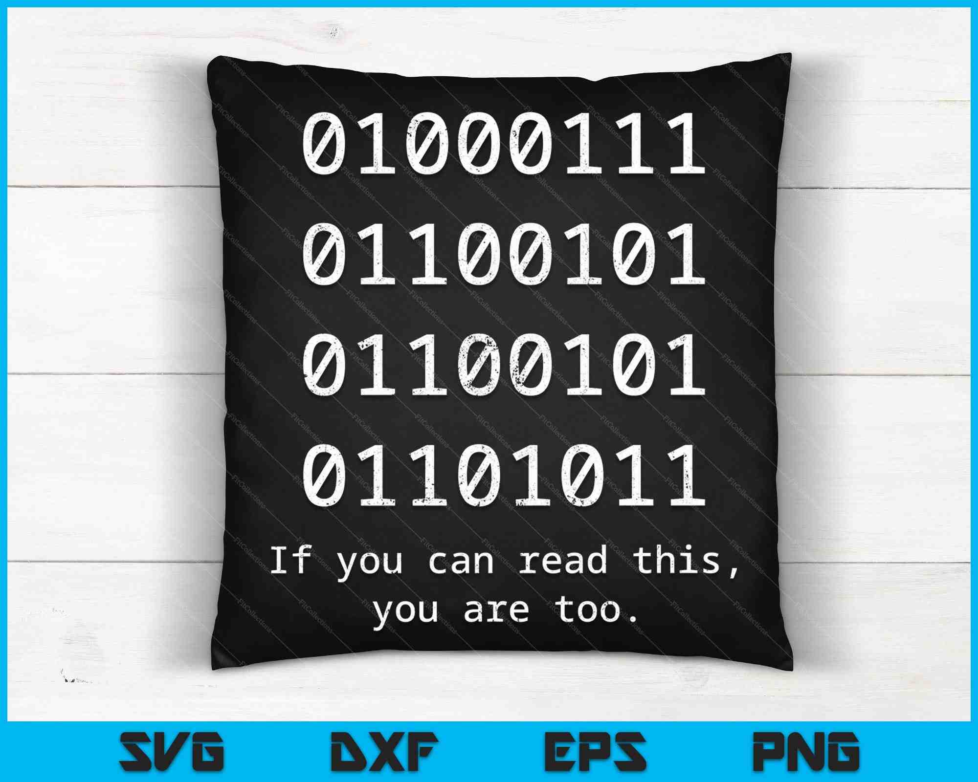 Funny Computer Binary Code Programmer SVG PNG Files – creativeusarts