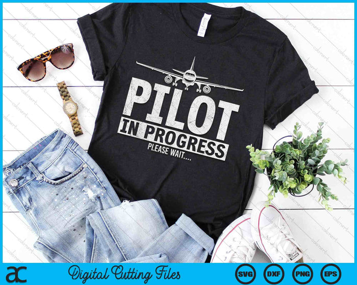 Funny Copilot Gift Flight Pilot In Progress Future Pilot SVG PNG Digital Printable Files