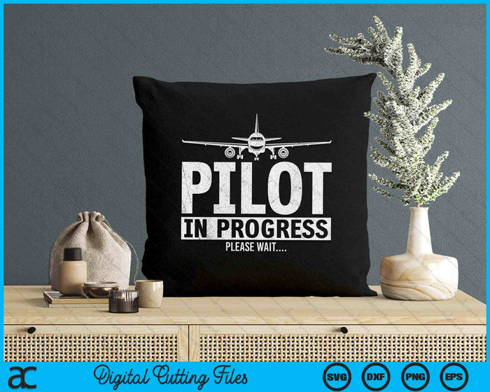 Funny Copilot Gift Flight Pilot In Progress Future Pilot SVG PNG Digital Printable Files