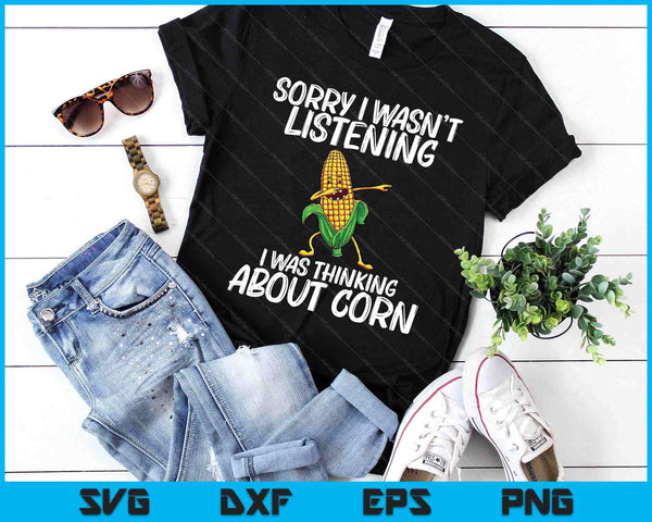 Funny Corn Gift For Men Women Corn On The Cob Costume Farmer SVG PNG Digital Printable Files