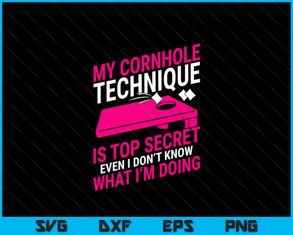 Funny Cornhole Women Cornhole Player SVG PNG Digital Printable Files