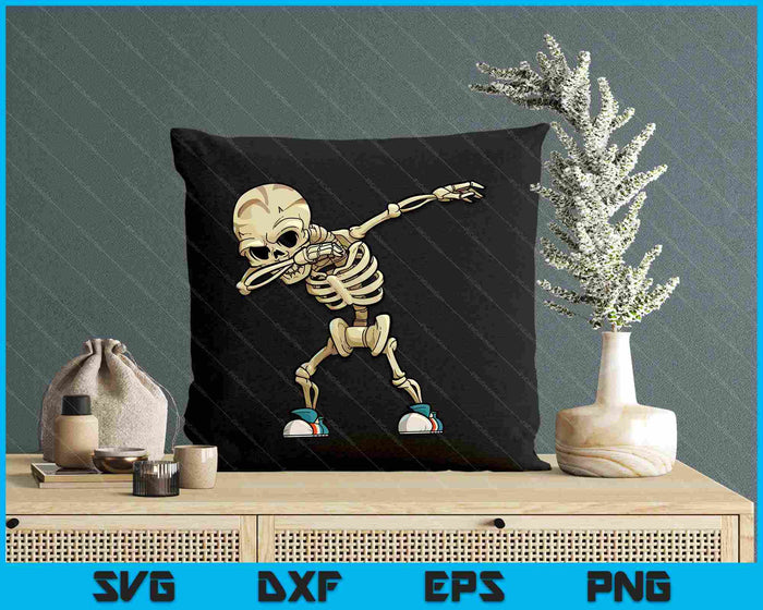 Funny Dabbing Skeleton Spooky Halloween Costume Halloween SVG PNG Digital Cutting File