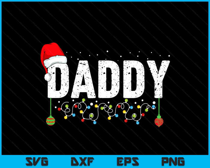 Funny Daddy Merry Christmas Pajama Family Men Meme Xmas SVG PNG Digital Printable Files