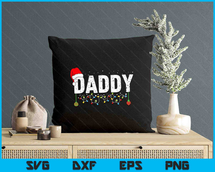 Funny Daddy Merry Christmas Pajama Family Men Meme Xmas SVG PNG Digital Printable Files