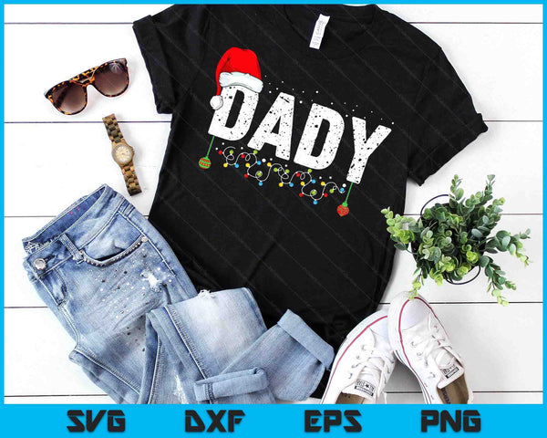 Funny Dady Merry Christmas Pajama Family Men Meme Xmas SVG PNG Digital Printable Files