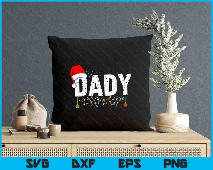 Funny Dady Merry Christmas Pajama Family Men Meme Xmas SVG PNG Digital Printable Files