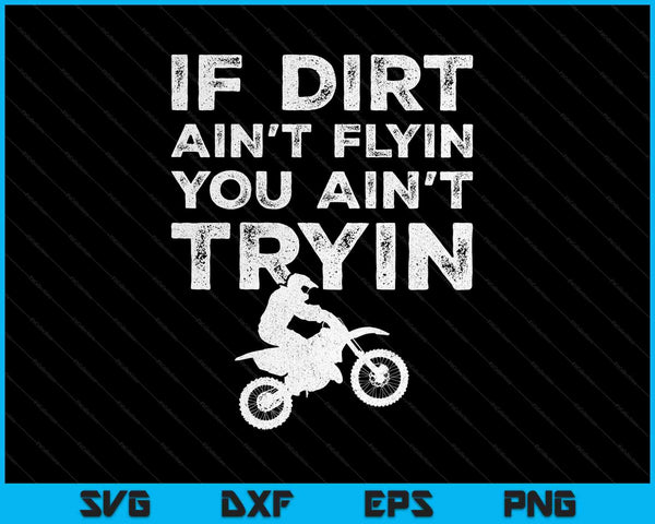Divertido Dirt Bike Montar MX Motocross Rider Supercross SVG PNG Cortar archivos imprimibles