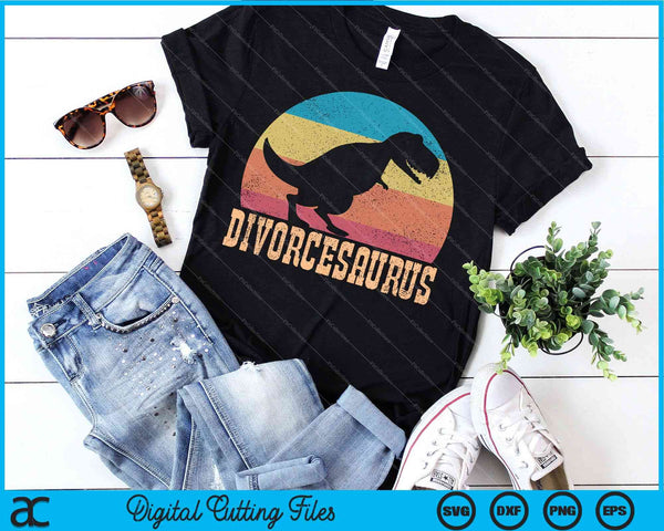 Funny Divorce Party Divorcesaurus SVG PNG Cutting Printable Files - on a t-shirt
