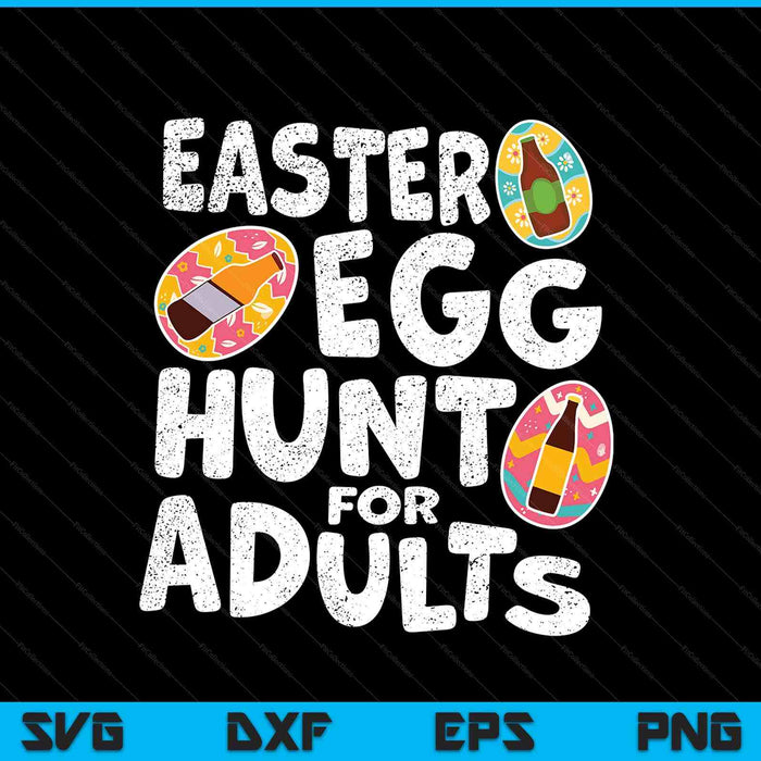 Easter egg hunt adults beer lover SVG cut file