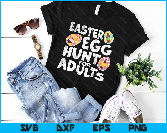 Funny Easter Egg Hunt Adults Gift Beer Lover SVG PNG Digital Printable Files