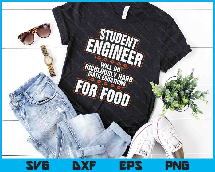 Funny Engineer Gifts Engineering College Student Gift SVG PNG Digital Cutting Files