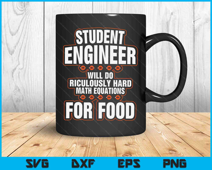 Funny Engineer Gifts Engineering College Student Gift SVG PNG Digital Cutting Files
