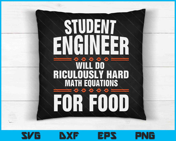 Funny Engineer Gifts Engineering College Student Gift SVG PNG Digital Cutting Files