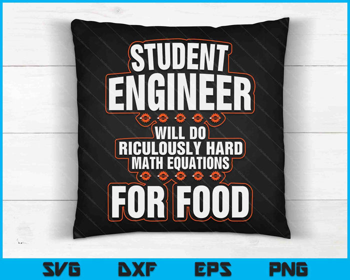 Funny Engineer Gifts Engineering College Student Gift SVG PNG Digital Cutting Files