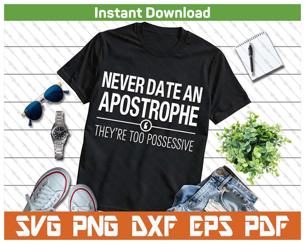 English Teacher Grammar Humor SVG PNG Cutting Files